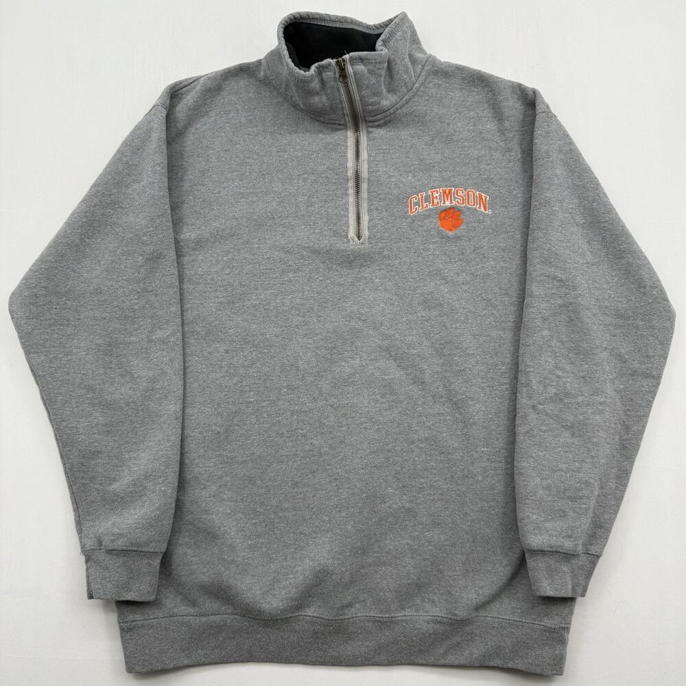 Beautiful Ouray Mens Clemson Tigers 1/4 Zip Pullover - XLarge
